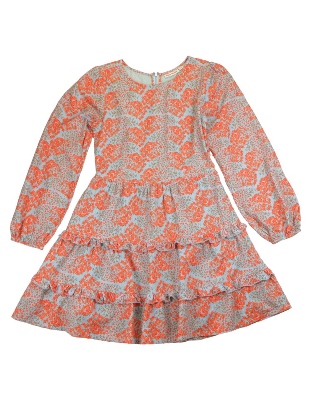 Roller Rabbit Floral Tiered Ruffle Dress XXS Fits Small Cottagecore